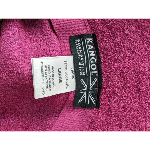 Kangol Bermuda Casual Dark Pink Hat Unisex L - Picture 4 of 10